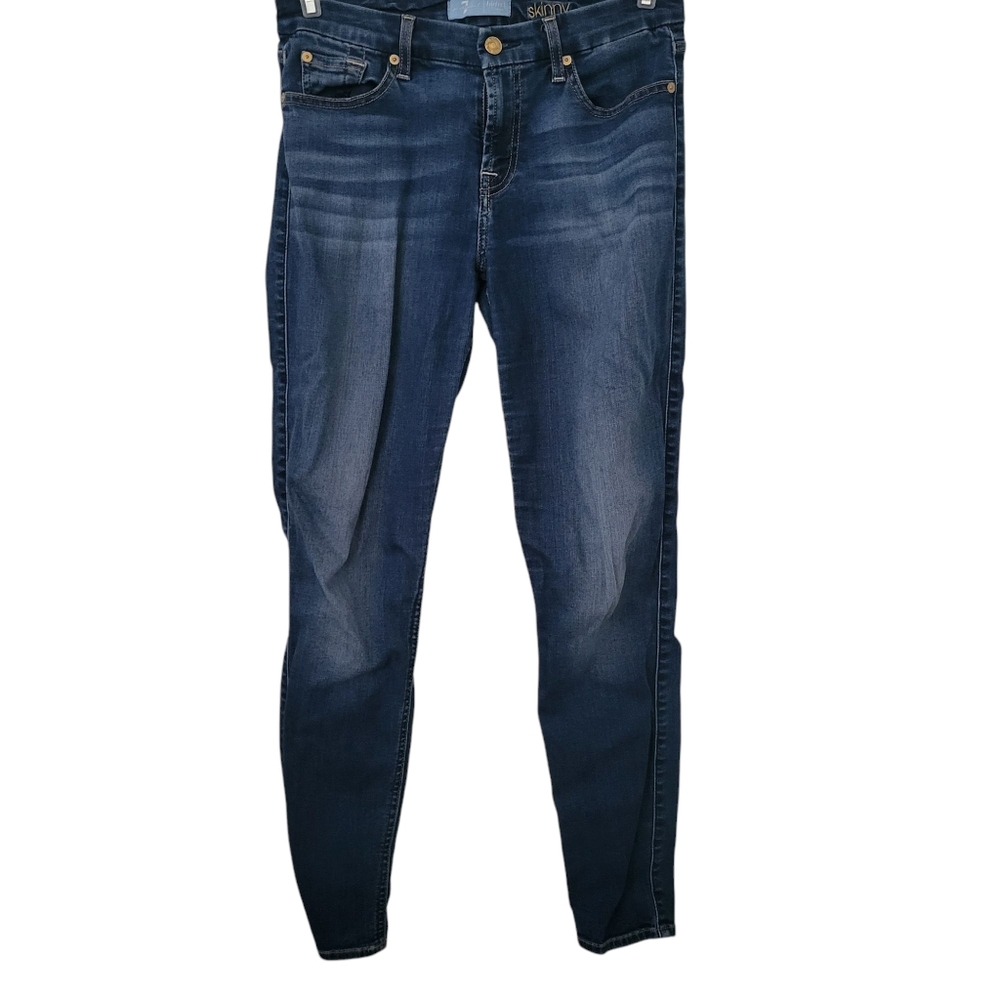 7 For All Mankind Skinny AnkleJeans Sz 28